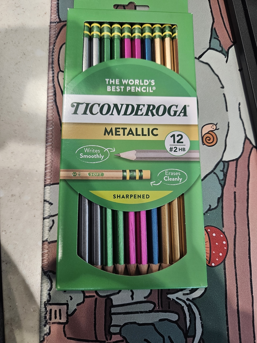 Ticonderoga Metallic Colored Pencils - Multicolor Set